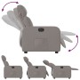 Sillón reclinable eléctrico tela gris taupé de , Sillones - Ref: Foro24-3206688, Precio: 217,91 €, Descuento: %