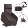 Sillón reclinable elevable tela marrón oscuro de , Sillones - Ref: Foro24-3206704, Precio: 241,87 €, Descuento: %
