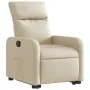 Sillón eléctrico reclinable elevable de tela color crema de , Sillones - Ref: Foro24-3206725, Precio: 343,80 €, Descuento: %
