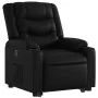 Sillón reclinable elevable cuero artificial negro de , Sillones - Ref: Foro24-3206551, Precio: 313,28 €, Descuento: %