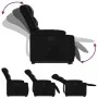 Sillón reclinable elevable cuero artificial negro de , Sillones - Ref: Foro24-3206551, Precio: 313,28 €, Descuento: %