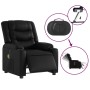 Sillón de masaje reclinable eléctrico cuero sintético negro de , Sillones - Ref: Foro24-3206547, Precio: 281,64 €, Descuento: %