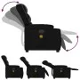 Black synthetic leather electric reclining massage chair by , Armchairs - Ref: Foro24-3206547, Price: 287,35 €, Discount: %