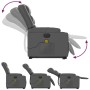 Sillón de masaje elevable eléctrico cuero sintético gris de , Sillones - Ref: Foro24-3206566, Precio: 344,74 €, Descuento: %