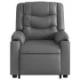Sillón de masaje elevable eléctrico cuero sintético gris de , Sillones - Ref: Foro24-3206566, Precio: 365,53 €, Descuento: %