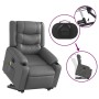 Sillón de masaje elevable eléctrico cuero sintético gris de , Sillones - Ref: Foro24-3206566, Precio: 344,74 €, Descuento: %