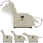Elektrischer Hebe-Massagesessel aus cremefarbenem Kunstleder von , Sessel - Ref: Foro24-3206564, Preis: 386,97 €, Rabatt: %