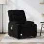 Sillón reclinable de masaje eléctrico tela negro de , Sillones - Ref: Foro24-3206572, Precio: 314,93 €, Descuento: %