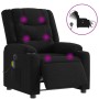 Sillón reclinable de masaje eléctrico tela negro de , Sillones - Ref: Foro24-3206572, Precio: 302,38 €, Descuento: %