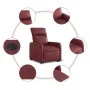 Elektrischer Sessellift aus rotem Kunstleder von , Sessel - Ref: Foro24-3206767, Preis: 340,87 €, Rabatt: %