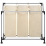 Separador de colada con 3 bolsas acero color crema de vidaXL, Cestas para ropa - Ref: Foro24-282427, Precio: 36,12 €, Descuen...