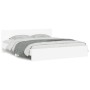 Estructura de cama con cabecero y luces LED blanca 200x200 cm de , Camas y somieres - Ref: Foro24-3207581, Precio: 224,54 €, ...