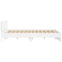 Estructura de cama con cabecero y luces LED blanca 200x200 cm de , Camas y somieres - Ref: Foro24-3207581, Precio: 224,54 €, ...