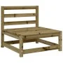Garden sofa without armrests impregnated pine wood 70x70x67 cm by , Modular outdoor sofas - Ref: Foro24-837920, Price: 51,58 ...