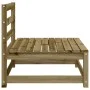 Garden sofa without armrests impregnated pine wood 70x70x67 cm by , Modular outdoor sofas - Ref: Foro24-837920, Price: 51,58 ...