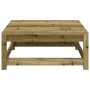 Taburete de jardín madera de pino impregnada 70x70x30 cm de , Sofás modulares de exterior - Ref: Foro24-837941, Precio: 57,39...