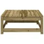 Taburete de jardín madera de pino impregnada 70x70x30 cm de , Sofás modulares de exterior - Ref: Foro24-837941, Precio: 57,22...