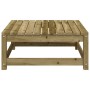 Taburete de jardín madera de pino impregnada 70x70x30 cm de , Sofás modulares de exterior - Ref: Foro24-837941, Precio: 57,39...
