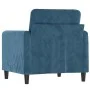Blauer Samtsessel 60 cm von , Sofas - Ref: Foro24-359431, Preis: 171,22 €, Rabatt: %