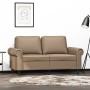 Sofá de 2 plazas de cuero sintético color capuchino 120 cm de , Sofás - Ref: Foro24-359503, Precio: 222,54 €, Descuento: %