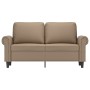 Sofá de 2 plazas de cuero sintético color capuchino 120 cm de , Sofás - Ref: Foro24-359503, Precio: 222,54 €, Descuento: %