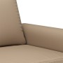 Sofá de 2 plazas de cuero sintético color capuchino 120 cm de , Sofás - Ref: Foro24-359503, Precio: 222,54 €, Descuento: %