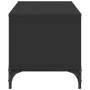 Mueble de TV madera de ingeniería y acero negro 102x40x41 cm de , Muebles TV - Ref: Foro24-842411, Precio: 52,34 €, Descuento: %