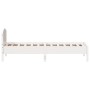 Estructura de cama con cabecero madera de pino blanca 90x200 cm de , Camas y somieres - Ref: Foro24-842619, Precio: 96,69 €, ...
