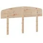 Solid pine wood headboard 140 cm by , Headboards and footboards - Ref: Foro24-842502, Price: 39,91 €, Discount: %