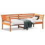 Sofá cama de madera maciza de pino marrón cera 75x190 cm de , Camas y somieres - Ref: Foro24-842885, Precio: 114,21 €, Descue...
