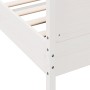 Estructura de cama con cabecero madera pino blanco 75x190 cm de , Camas y somieres - Ref: Foro24-842575, Precio: 103,61 €, De...