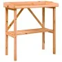Mesa para plantas con estante madera abeto marrón 78x38x82,5 cm de , Soportes para macetas - Ref: Foro24-156350, Precio: 55,3...