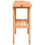 Mesa para plantas con estante madera abeto marrón 78x38x82,5 cm de , Soportes para macetas - Ref: Foro24-156350, Precio: 55,3...
