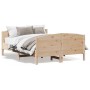 Estructura de cama con cabecero madera maciza pino 140x190 cm de , Camas y somieres - Ref: Foro24-3216179, Precio: 186,62 €, ...