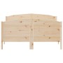 Estructura de cama con cabecero madera maciza pino 140x190 cm de , Camas y somieres - Ref: Foro24-3216179, Precio: 186,62 €, ...