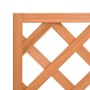 Jardinera con enrejado de madera maciza de abeto marrón de , Maceteros y jardineras - Ref: Foro24-365473, Precio: 41,45 €, De...