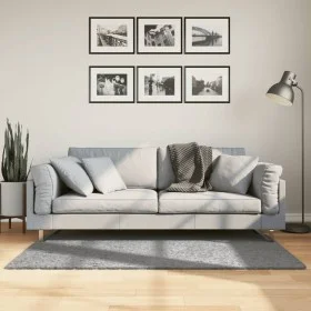 Alfombra peluda de pelo largo moderna PAMPLONA gris 80x150 cm de , Alfombras - Ref: Foro24-375251, Precio: 27,78 €, Descuento: %
