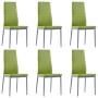 Conjunto de mesa y sillas de comedor 7 piezas verde de vidaXL, muebles para cocinas y comedores - Ref: Foro24-281706, Precio:...