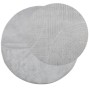 Alfombra de pelo corto look escandinavo IZA gris Ø 120 cm de , Alfombras - Ref: Foro24-375459, Precio: 51,11 €, Descuento: %