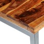 Mesa de comedor con patas de acero madera maciza en Mesas de comedor | Comprar online en Foru.es