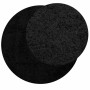 Alfombra peluda de pelo largo moderna PAMPLONA negra Ø 280 cm de , Alfombras - Ref: Foro24-375293, Precio: 117,76 €, Descuent...
