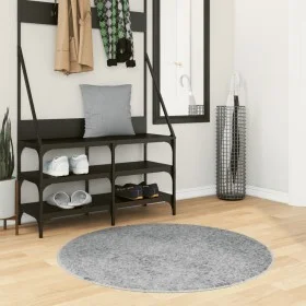 Alfombra peluda de pelo largo moderna PAMPLONA beige Ø 100 cm de , Alfombras - Ref: Foro24-375266, Precio: 36,05 €, Descuento: %