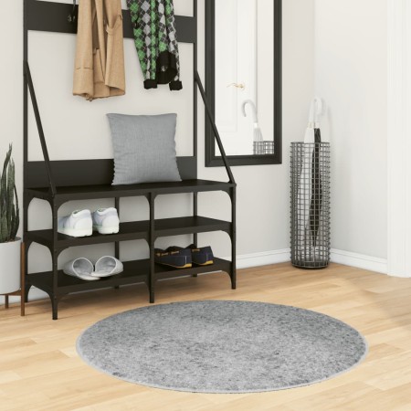 Alfombra peluda de pelo largo moderna PAMPLONA beige Ø 100 cm de , Alfombras - Ref: Foro24-375266, Precio: 36,60 €, Descuento: %