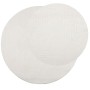 Alfombra de pelo corto look escandinavo IZA crema Ø 100 cm de , Alfombras - Ref: Foro24-375446, Precio: 35,57 €, Descuento: %