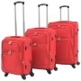 Juego de 3 maletas blandas rojas de , Maletas - Ref: Foro24-91316, Precio: 162,45 €, Descuento: %