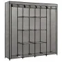 Armario con 4 compartimentos gris 175x45x170 cm de vidaXL, Armarios roperos - Ref: Foro24-282448, Precio: 58,54 €, Descuento: %