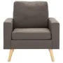 Juego de sofás de 2 piezas de tela gris taupe de , Sofás - Ref: Foro24-3056622, Precio: 523,51 €, Descuento: %