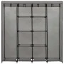Armario con 4 compartimentos gris 175x45x170 cm de vidaXL, Armarios roperos - Ref: Foro24-282448, Precio: 58,54 €, Descuento: %