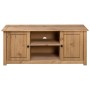 Mueble para TV de madera maciza pino estilo Panamá 120x40x50 cm de vidaXL, Muebles TV - Ref: Foro24-282670, Precio: 138,06 €,...