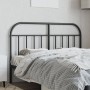 Cabecero de metal negro 140 cm de , Cabeceros y pies de cama - Ref: Foro24-353668, Precio: 41,62 €, Descuento: %